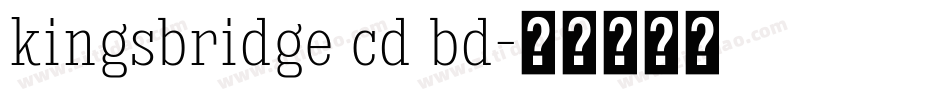 kingsbridge cd bd字体转换